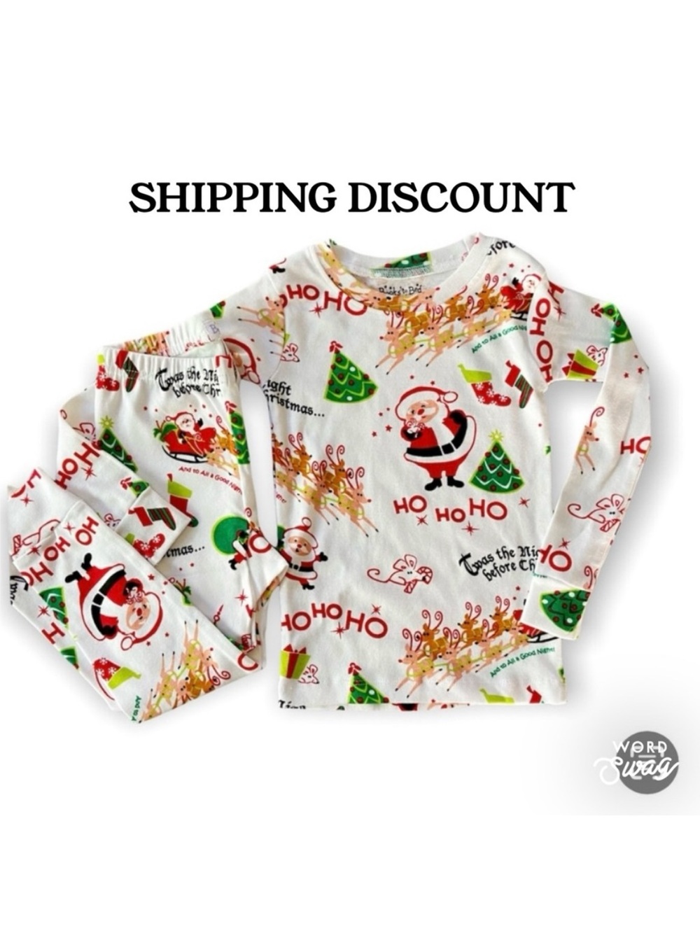 NWOT Books To Bed holiday pajamas